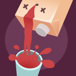 Made from the juice shown in the ad.